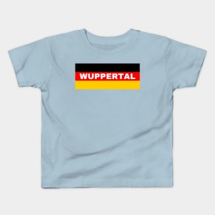 Wuppertal City in German Flag Kids T-Shirt